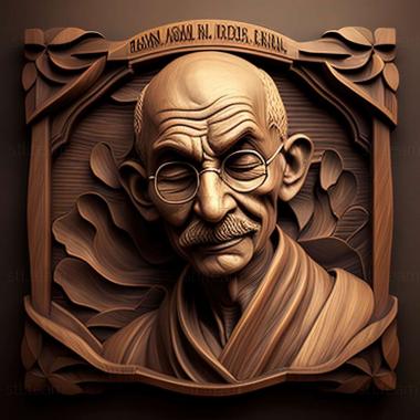 3D model Gandhi (STL)